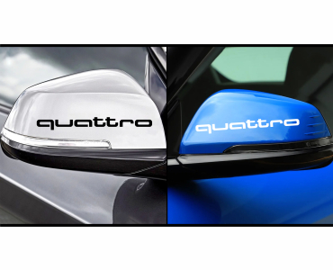 Naklejka na lusterka Quattro