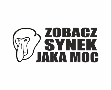 Naklejka Zobacz synek jaka moc
