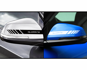 Naklejka na lusterka Quattro