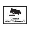 Naklejka Obiekt MONITOROWANY
