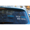 Naklejka Stop Hybrid Go Diesel