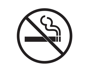 Naklejka Zakaz palenia