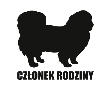 Naklejka Członek rodziny |Pekińczyk