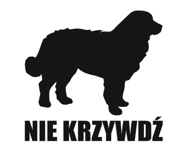 Naklejka Nie krzywdź | Bernenczyk