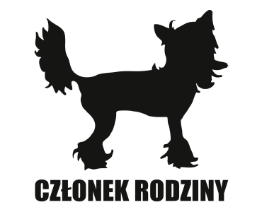 Naklejka Członek rodziny | Chiński Grzywacz
